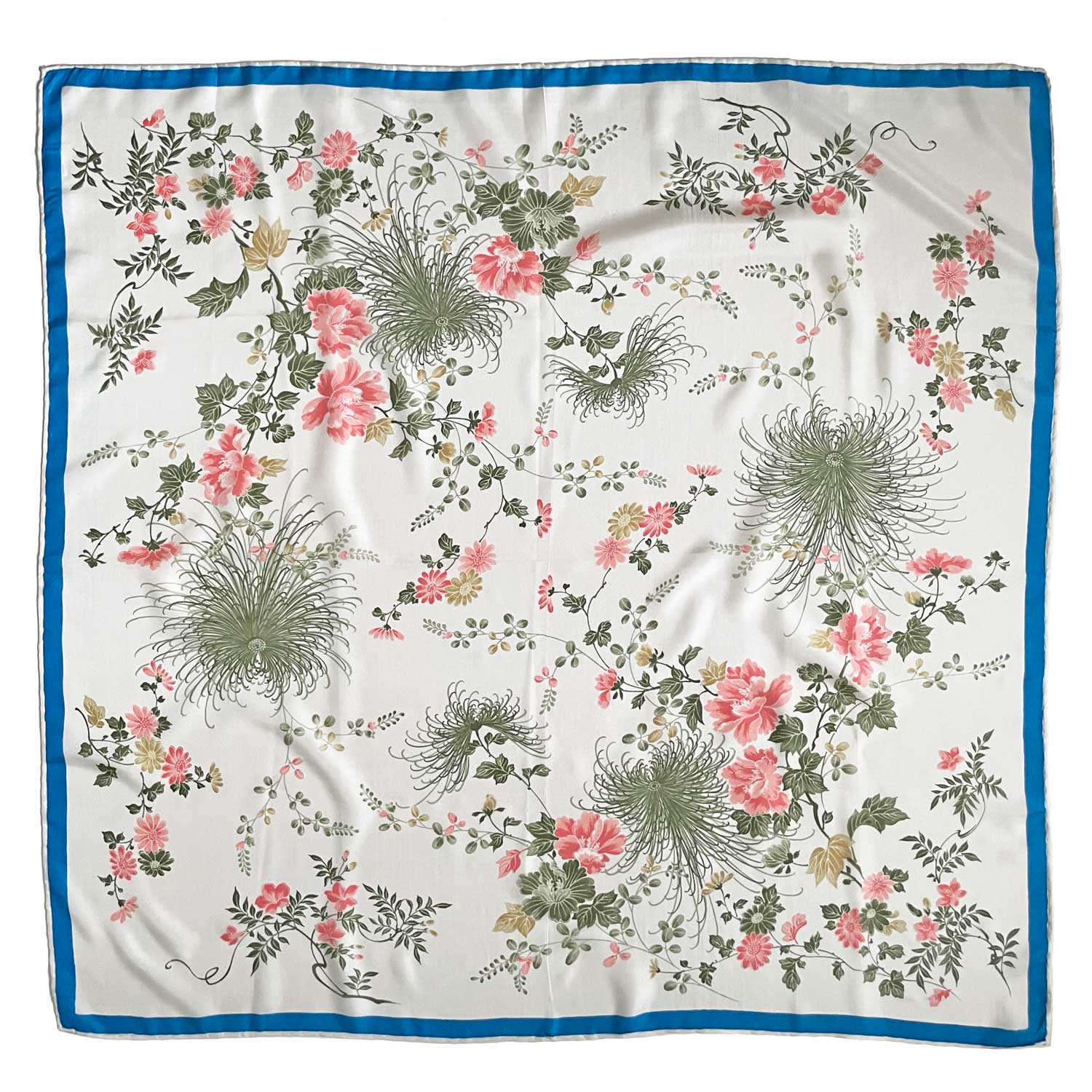 Vintage botanical print scarf