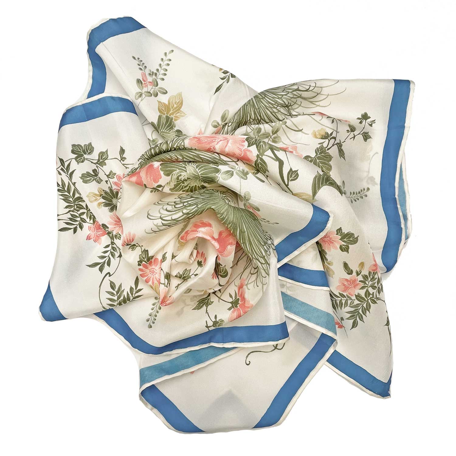 Vintage botanical print scarf