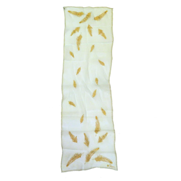 feather print Vera scarf