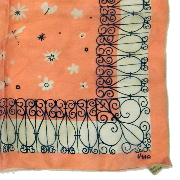 vintage Vera silk scarf