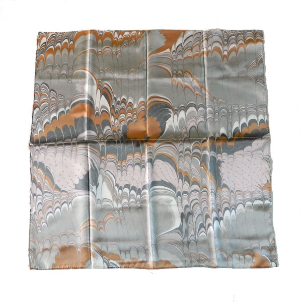 Silver and ecru scarf