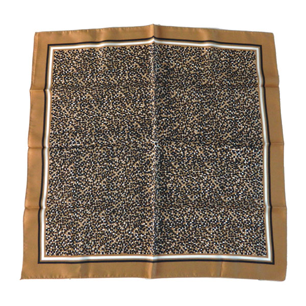 Vintage brown and black scarf