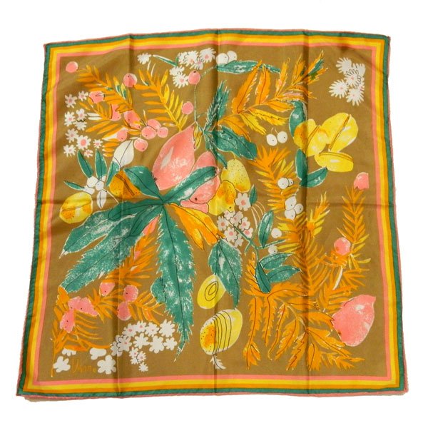 1960's floral Vera scarf