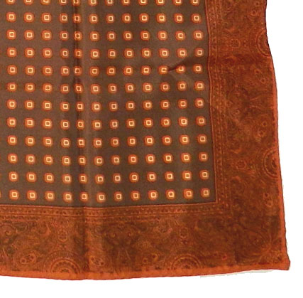 brown and rust scarf