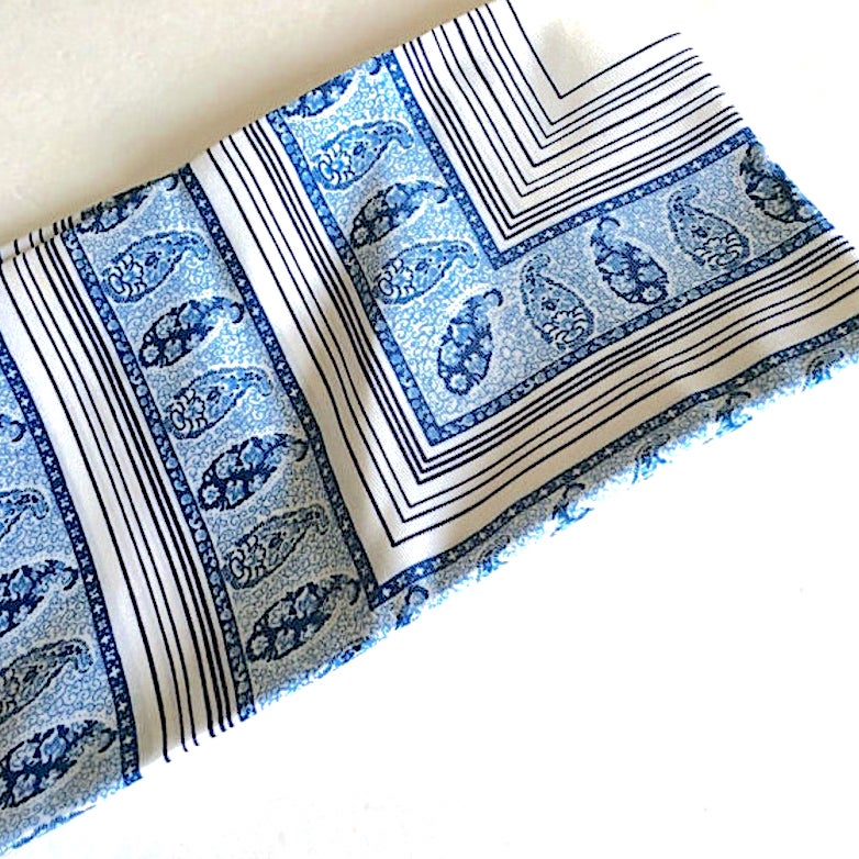 vintage paisley scarf