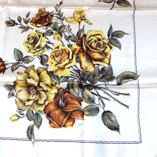 yellow rose scarf