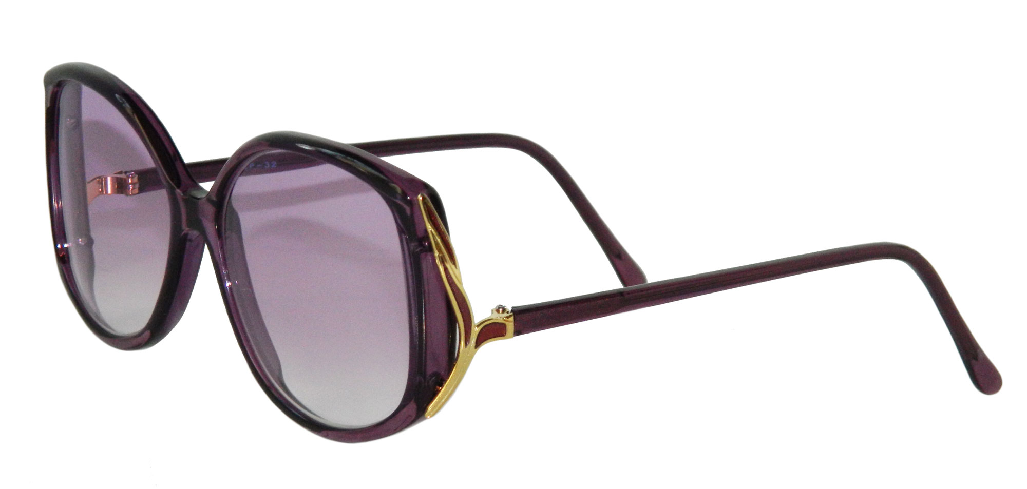 1980s purple sunglasses