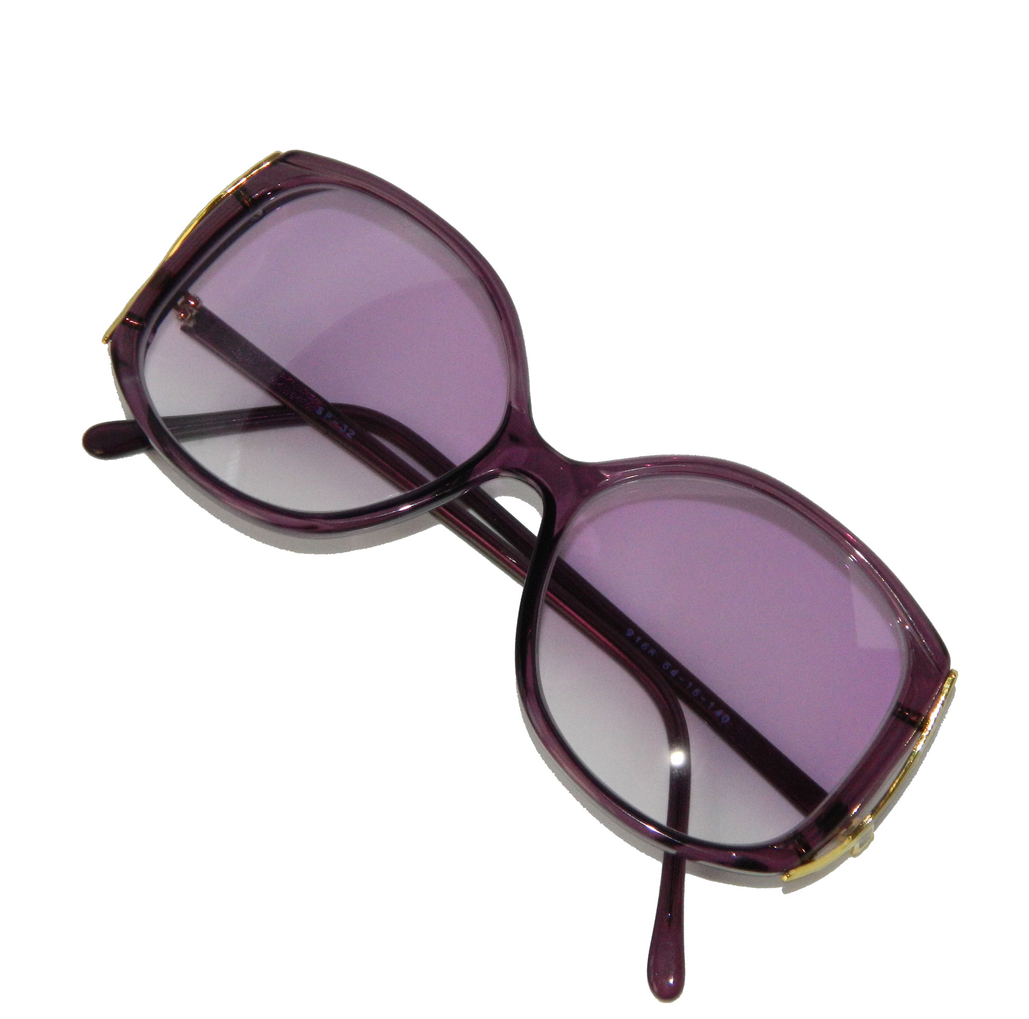 1980s purple sunglasses