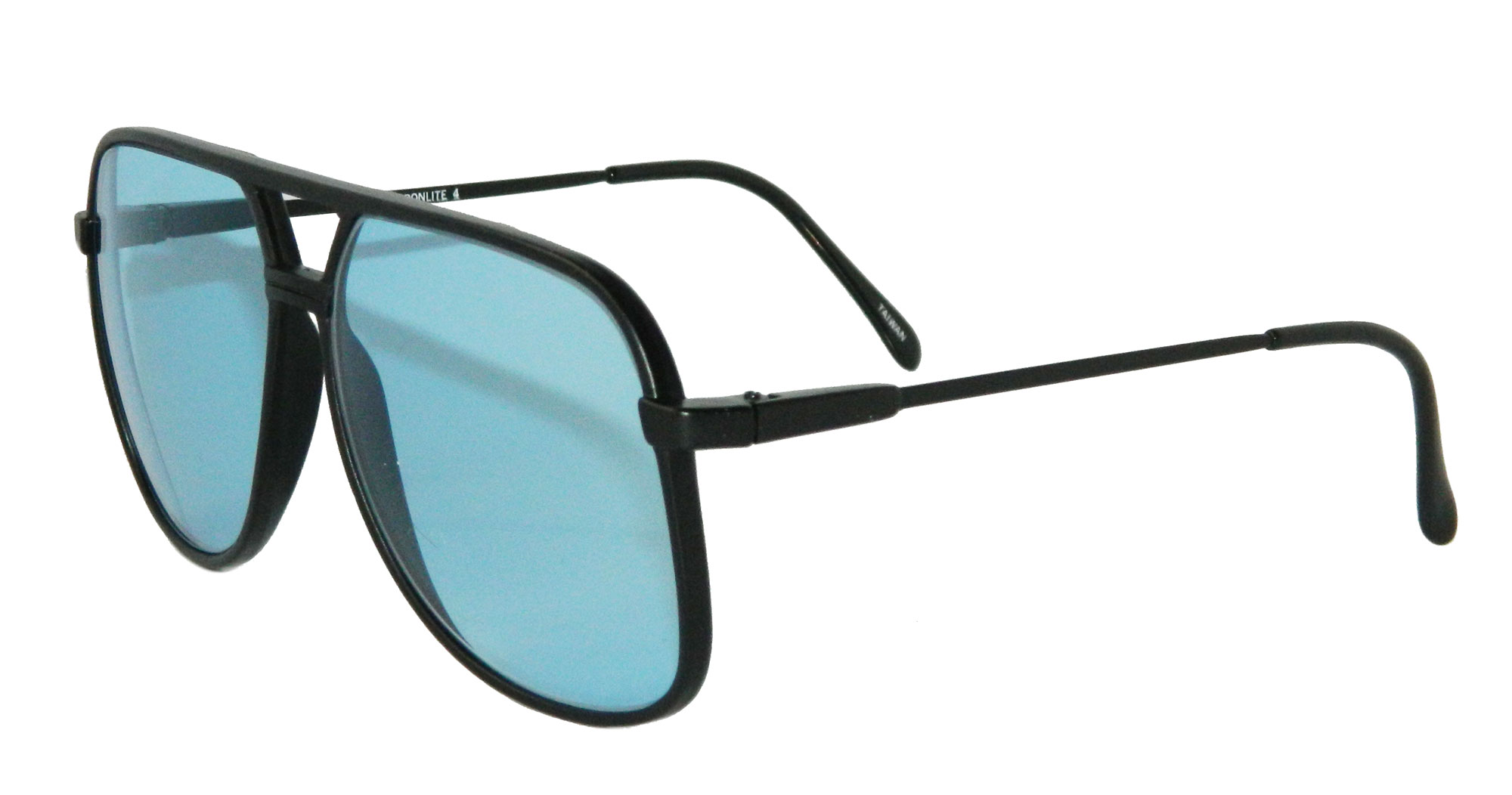 1980s blue aviator sunglasses