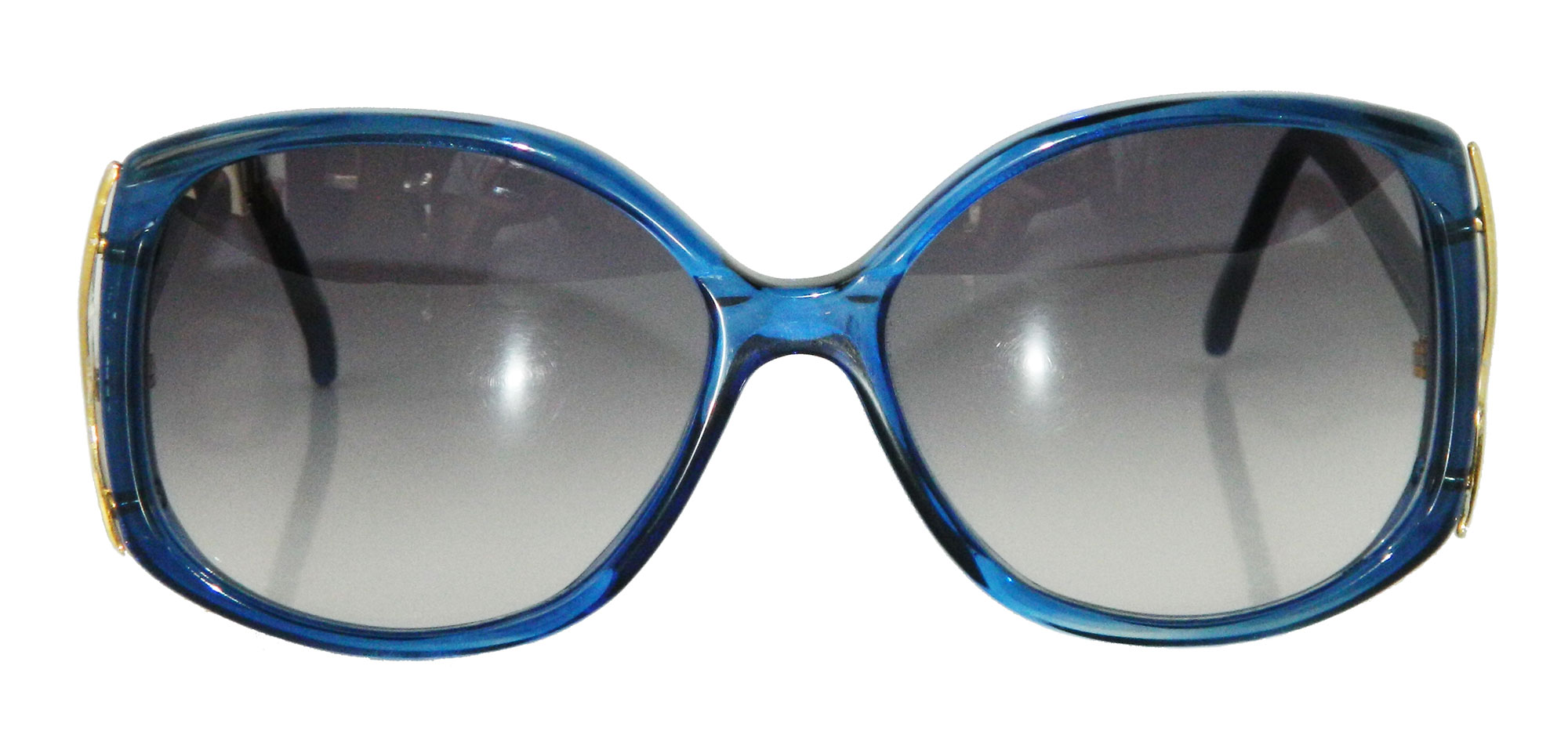 1980s blue sunglasses