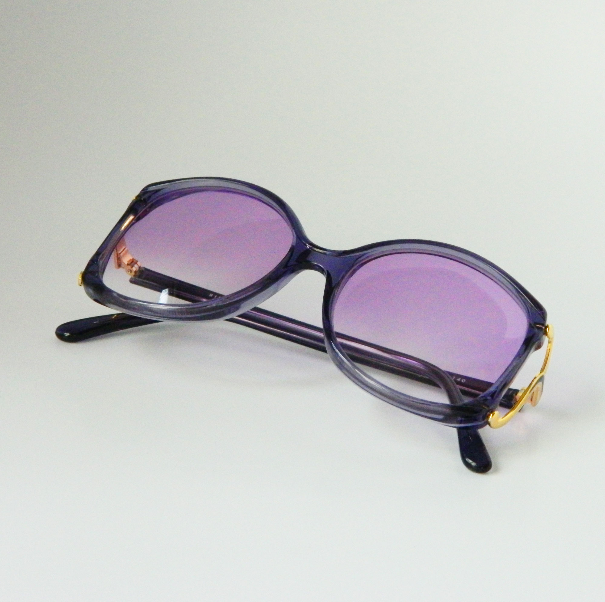 1980s purple sunglasses