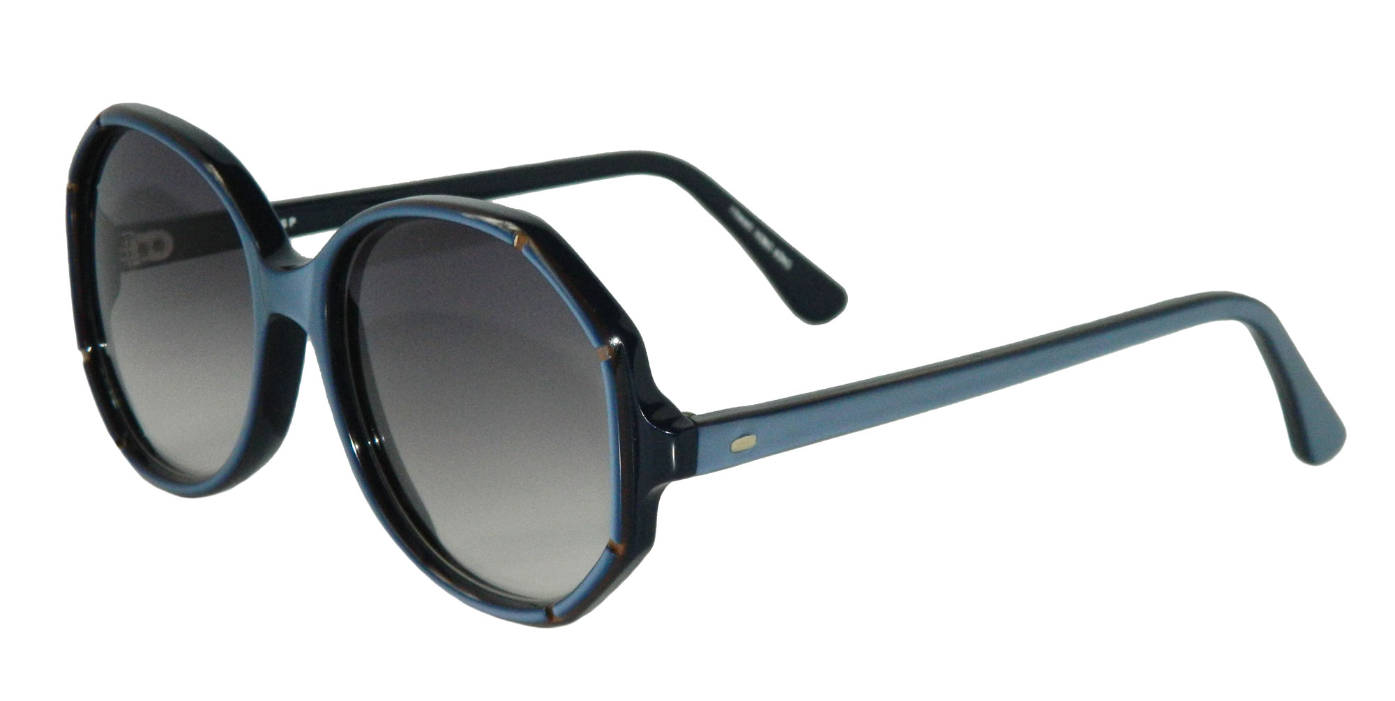 1980s blue sunglasses