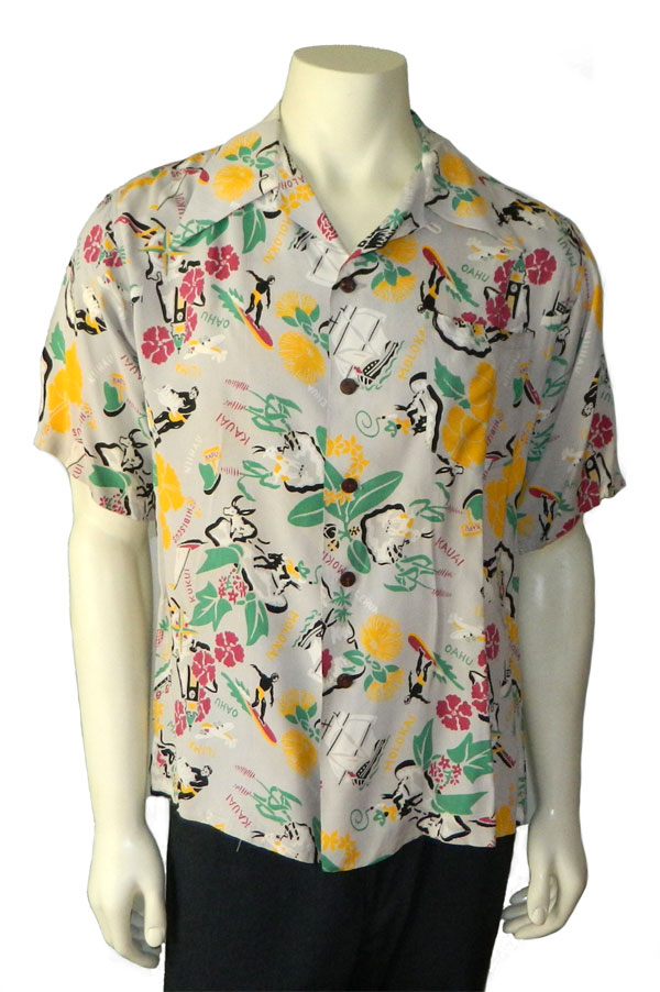 1940's Malihini Hawaiian shirt