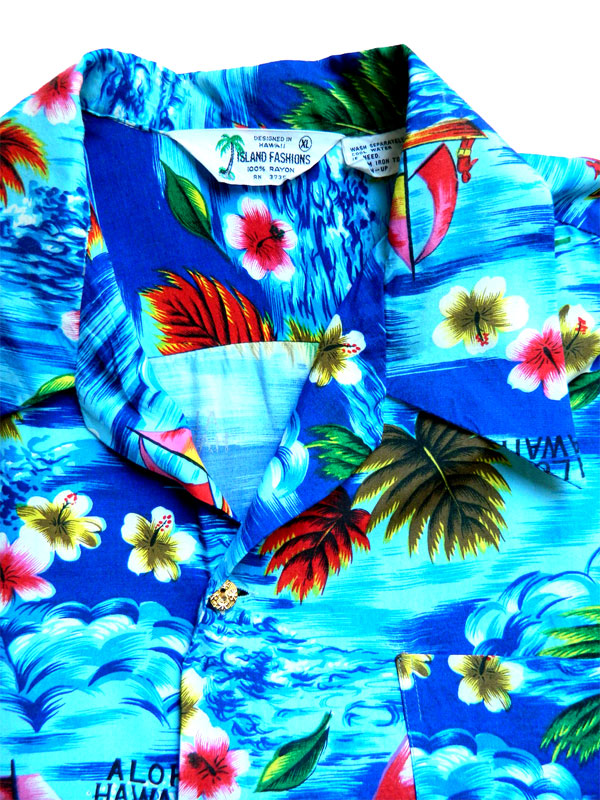 1970's Hawaiian print shirt