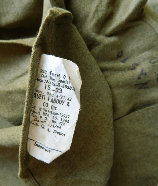 1940's Army shirt