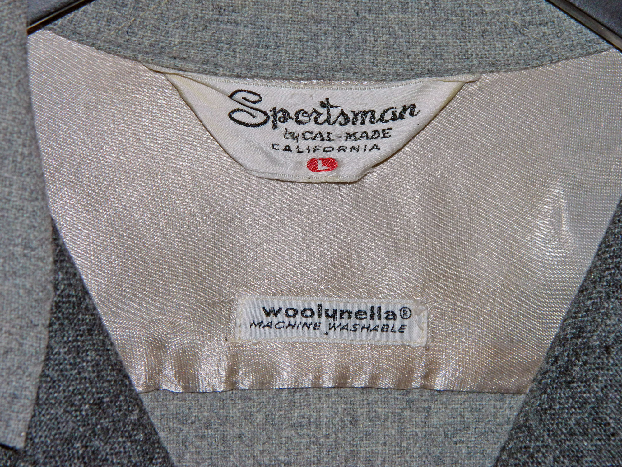 1950s embroidered wool shirt