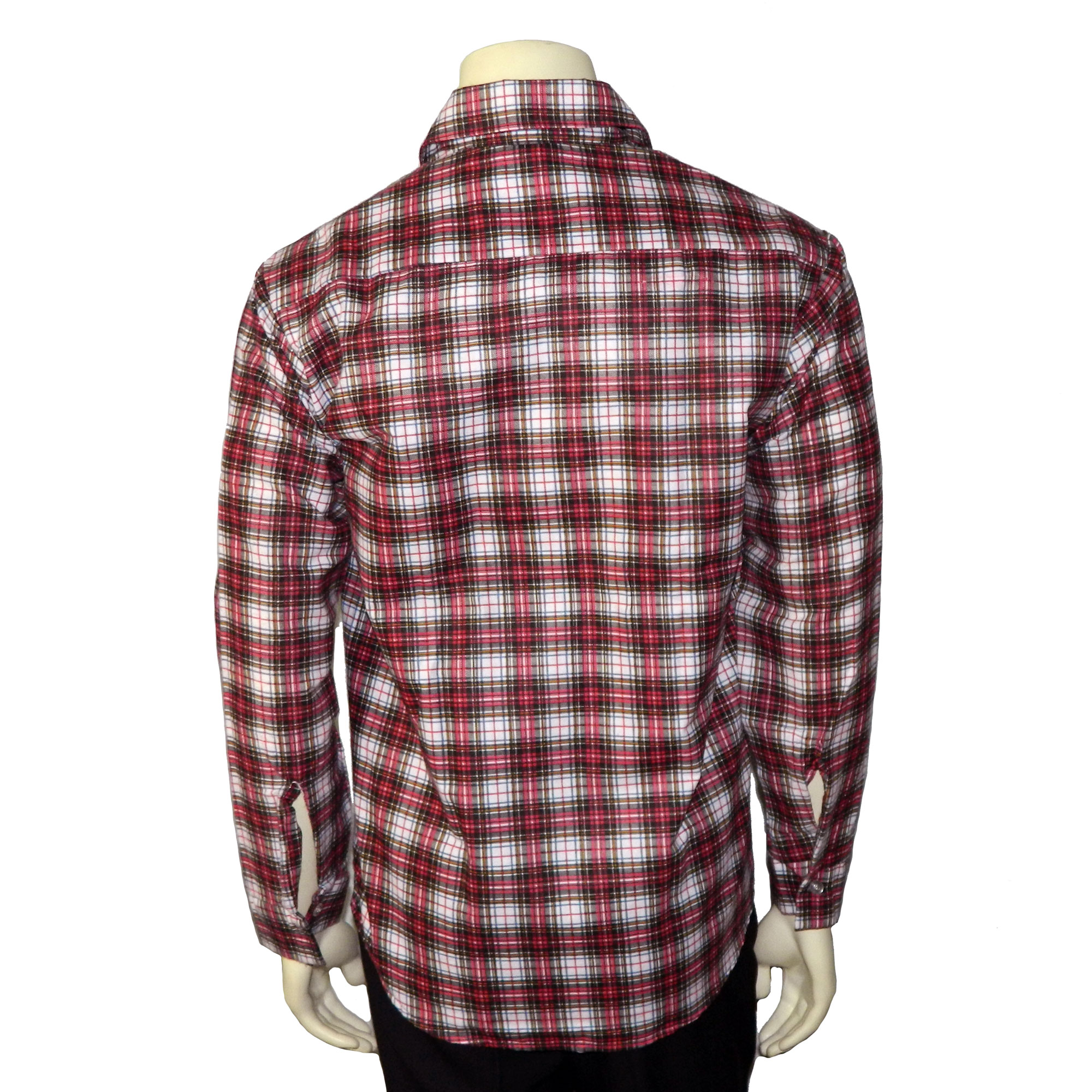 1960s plaid flannel shirt