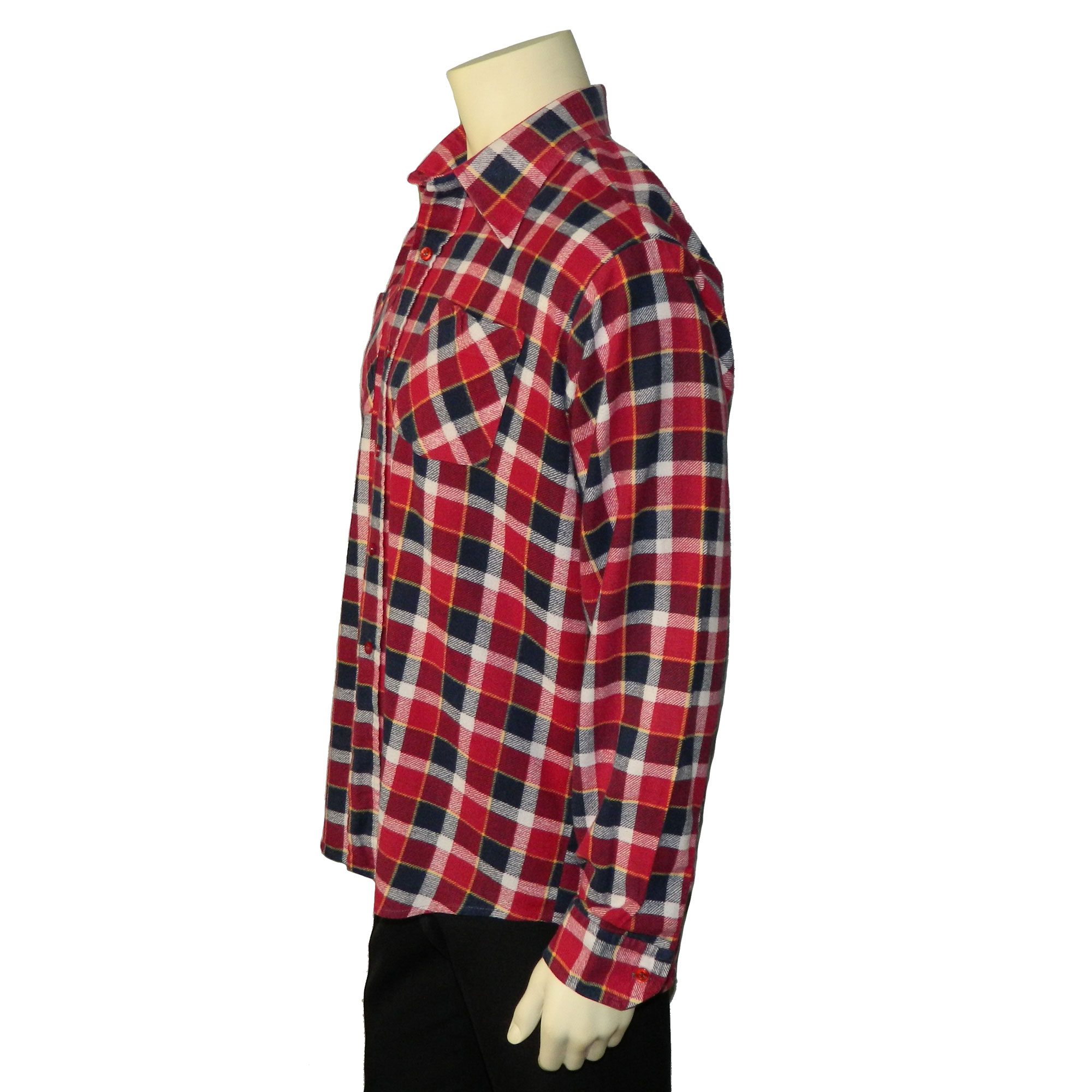 1970s red flannel shirt