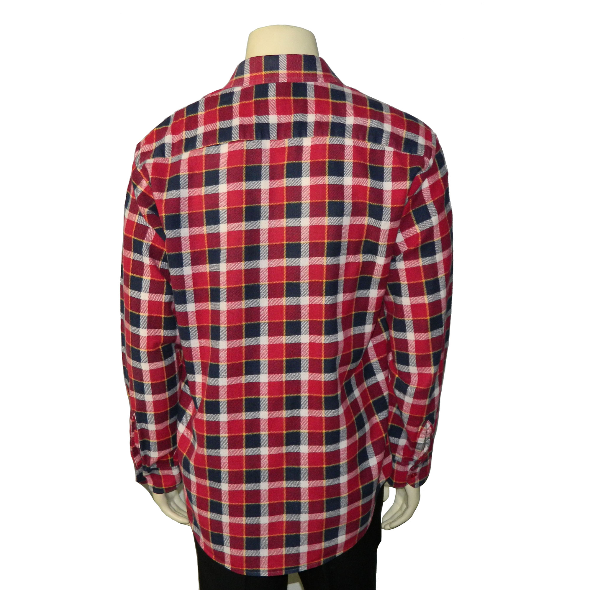 1970s red flannel shirt
