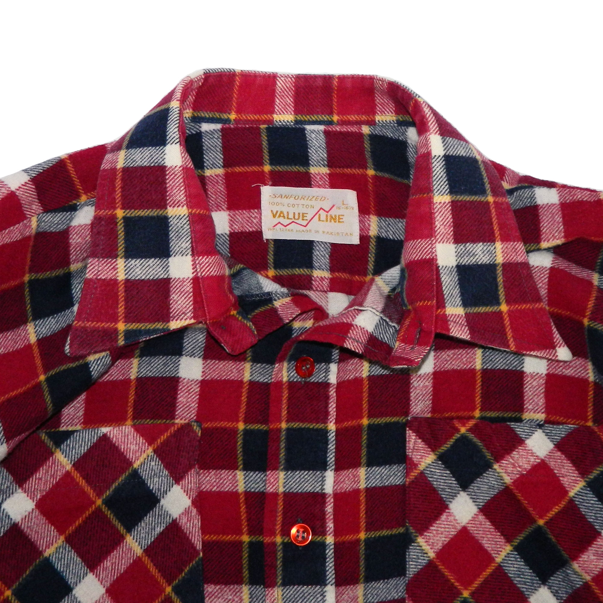 1970s red flannel shirt