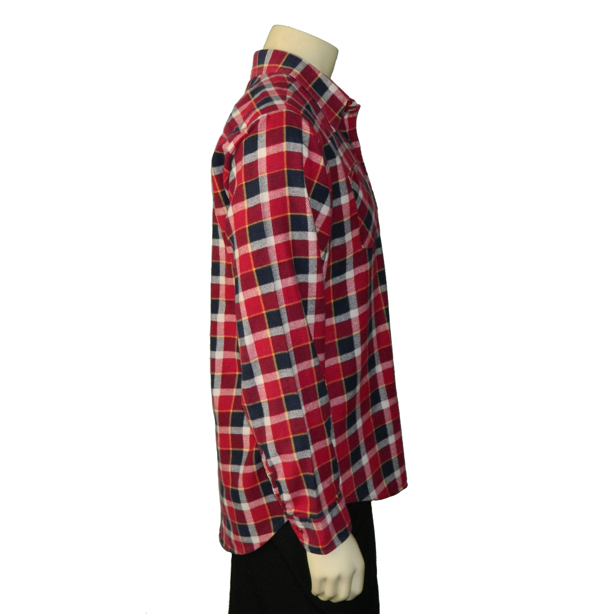 1970s red flannel shirt