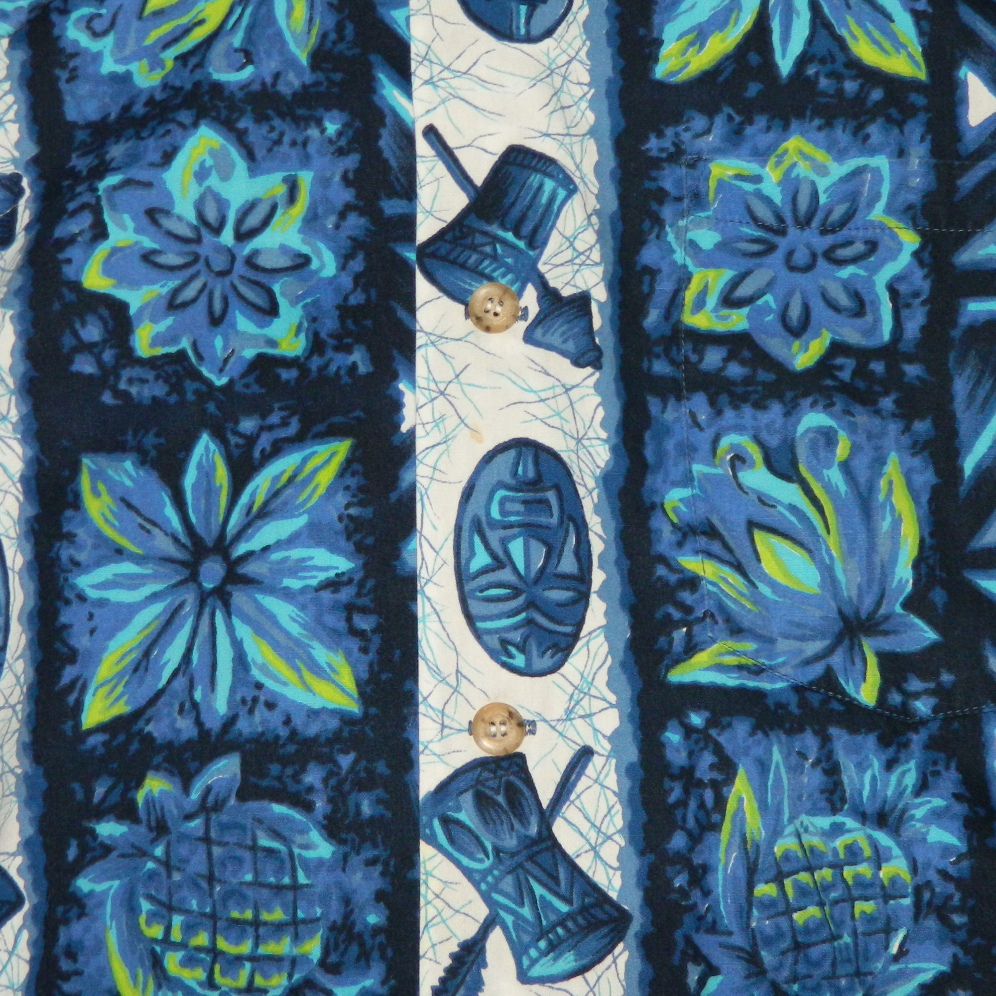 1960s cotton Hawaiian shirt