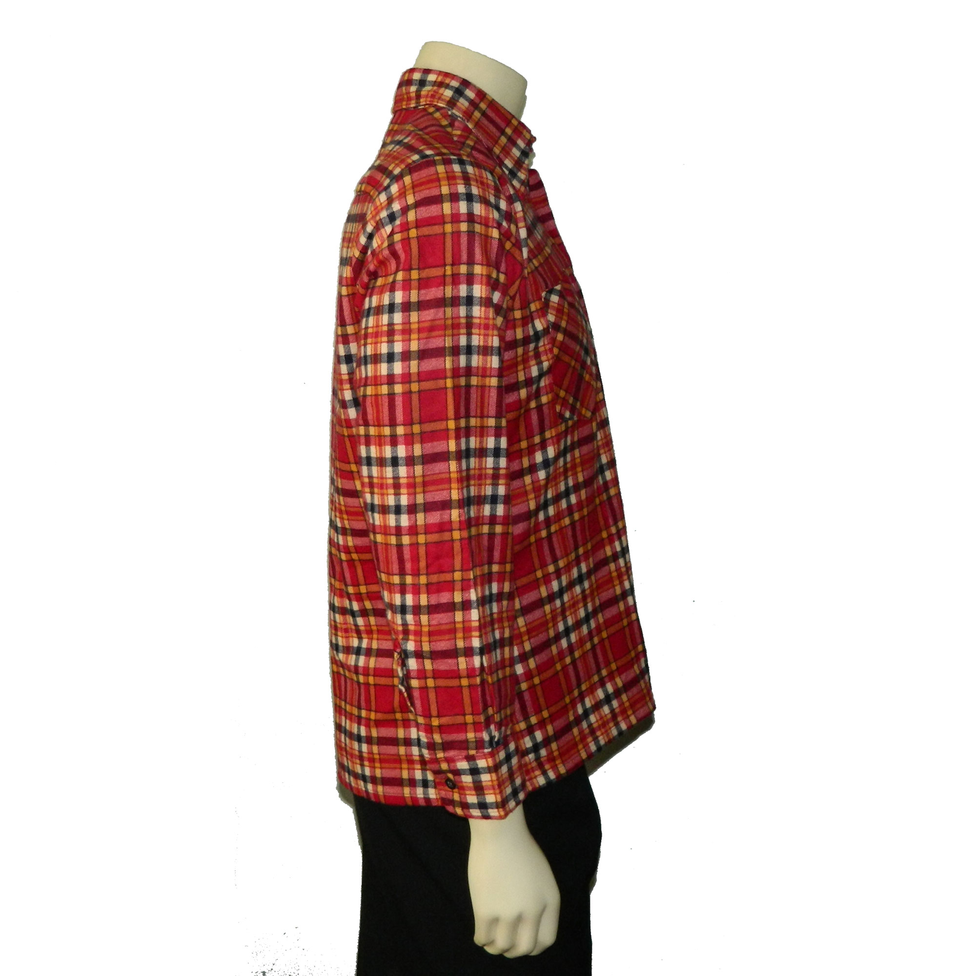 1970s red flannel shirt