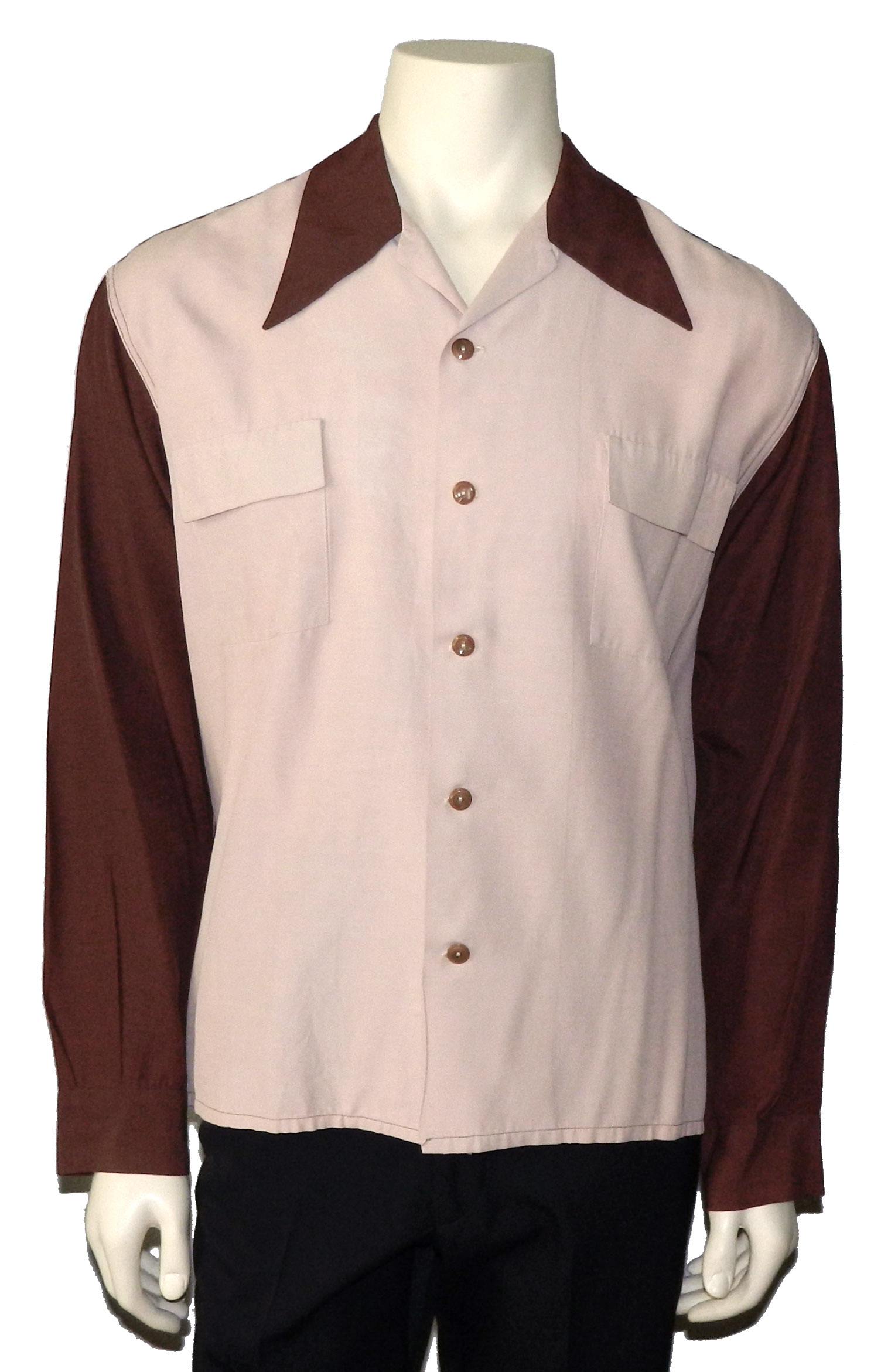 1940s panel front shirt