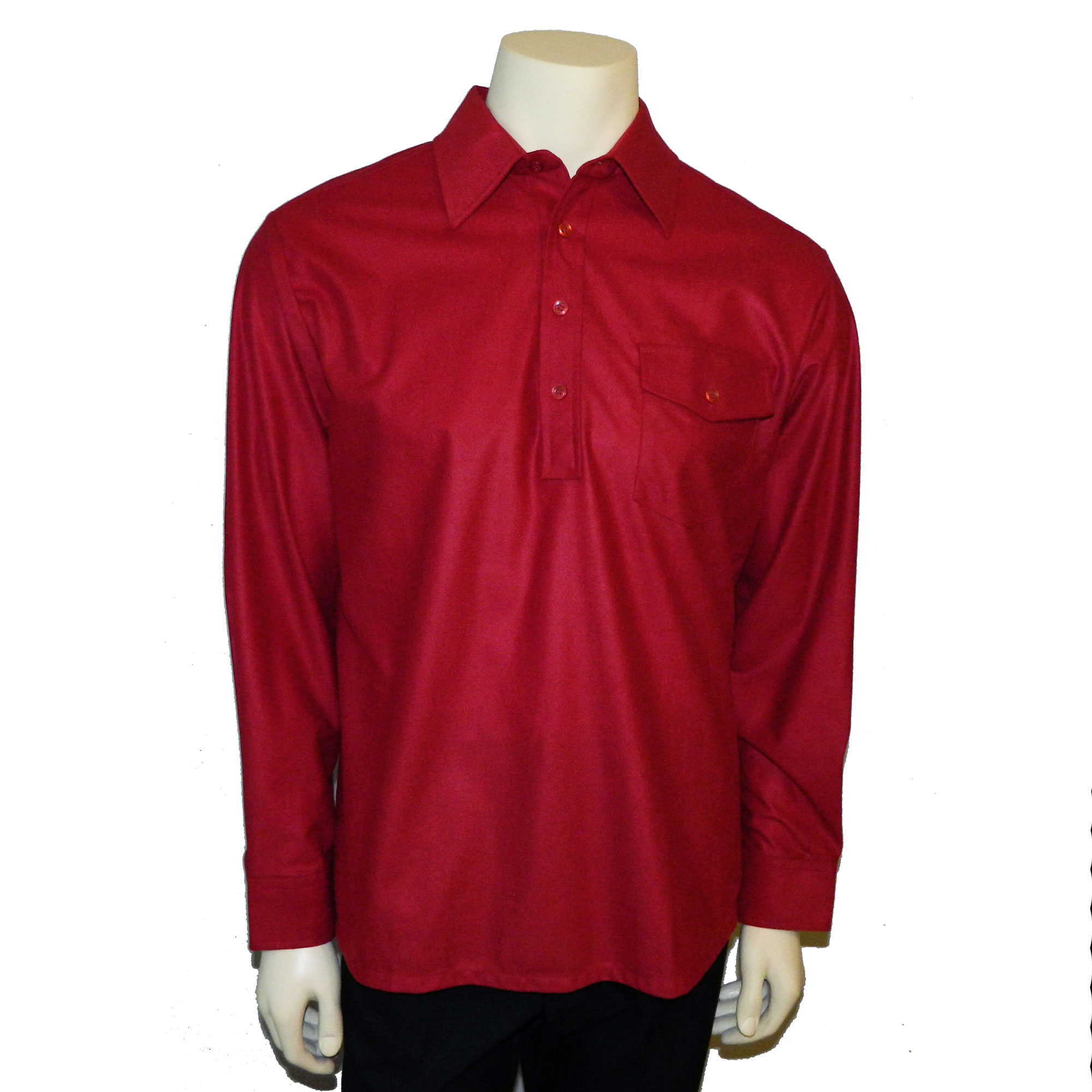 1970s red flannel shirt
