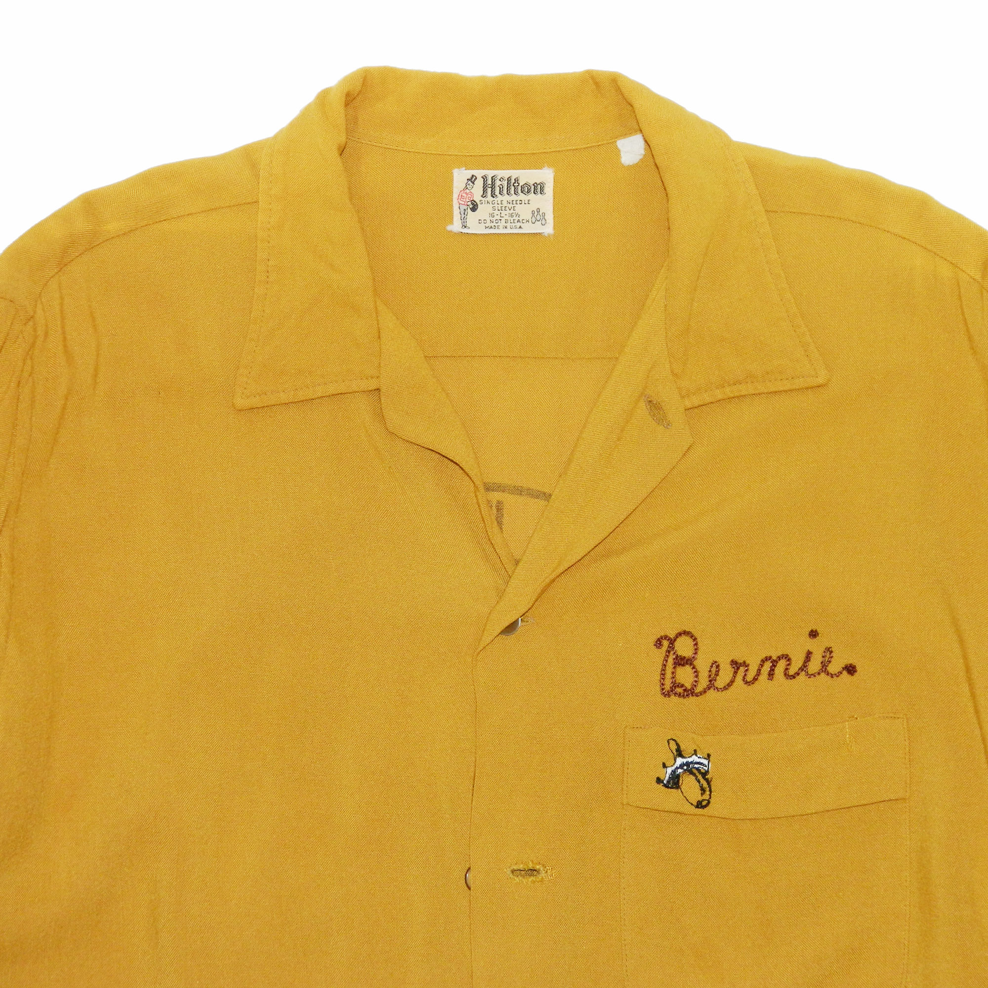 1960s Hilton bowling shirt