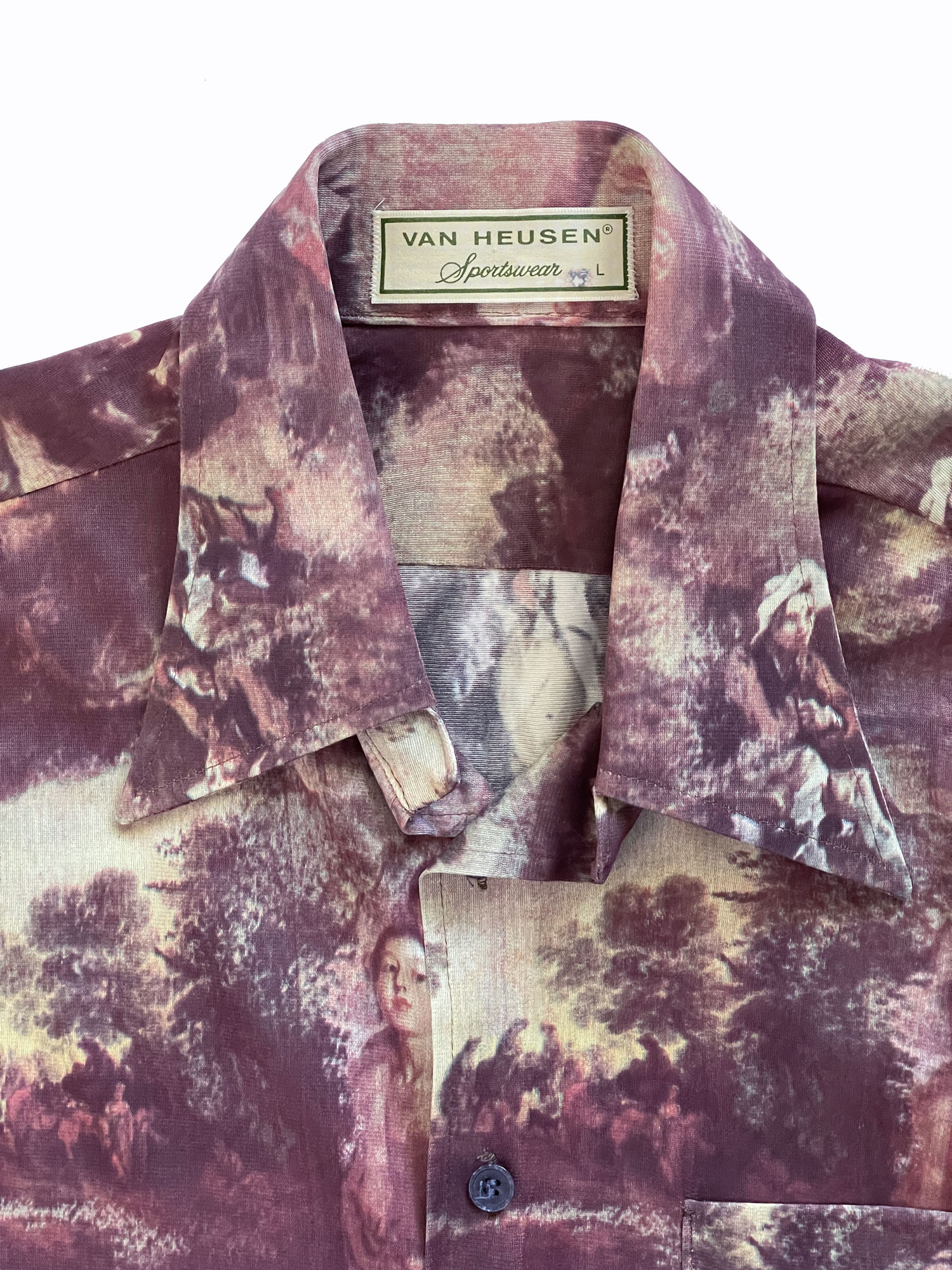 1970s photo print shirt