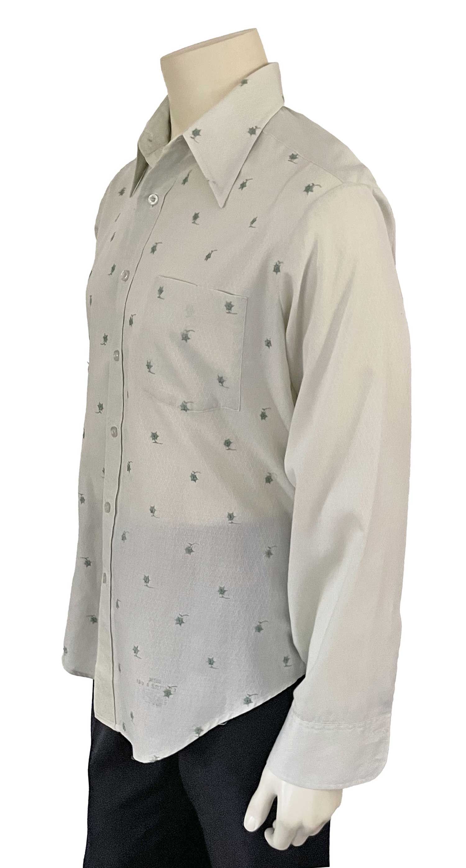 1970s embroidered front shirt