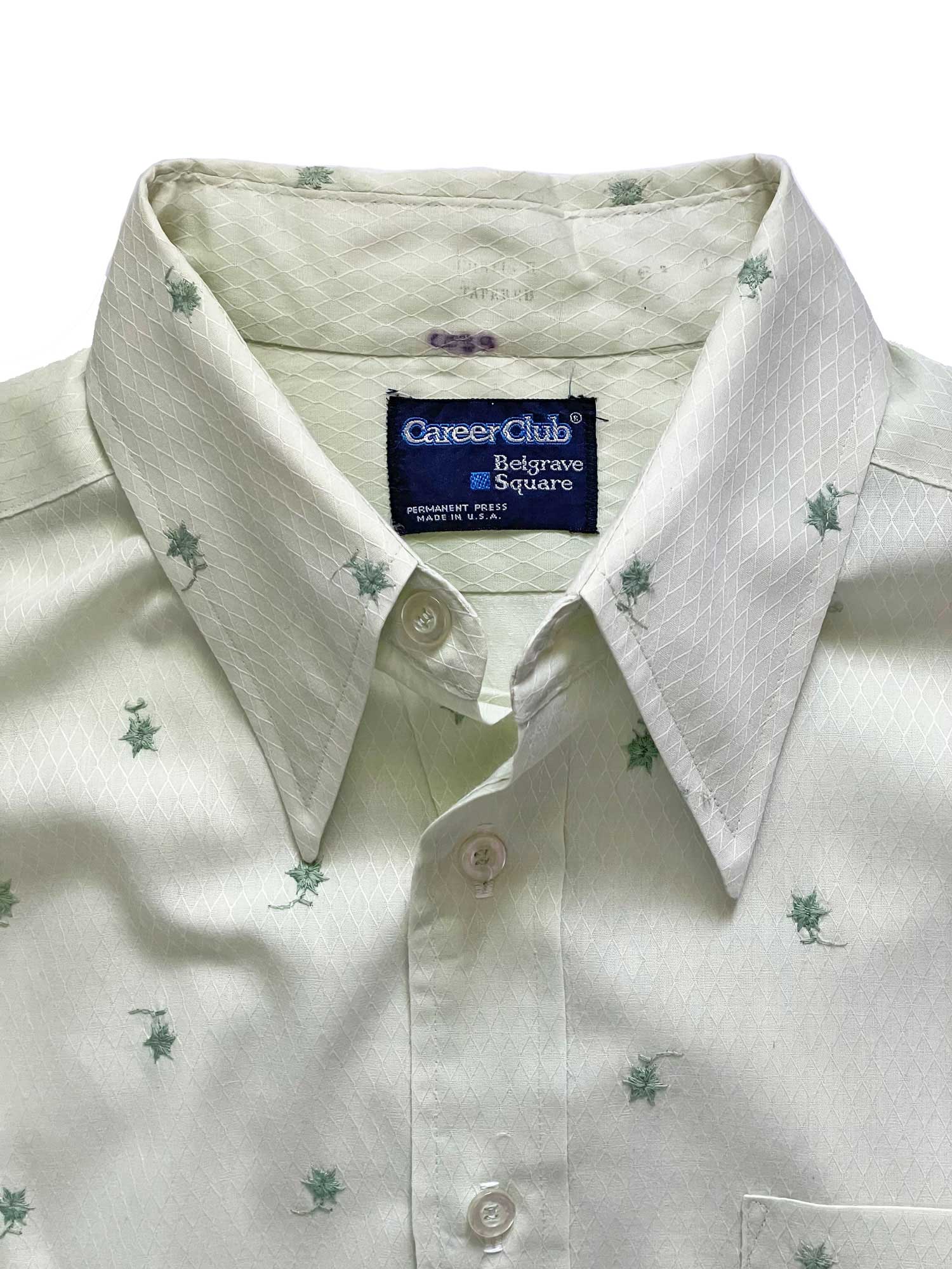 1970s embroidered front shirt