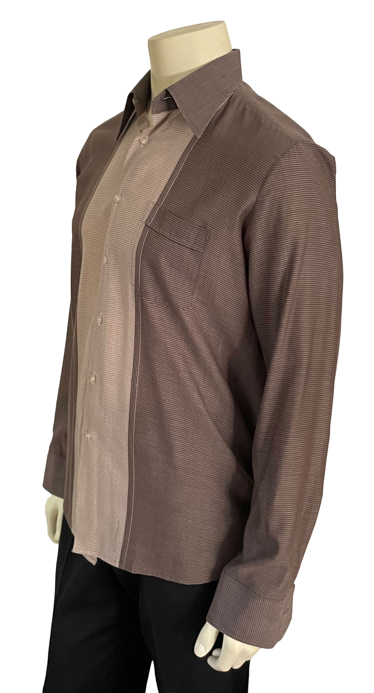 1980s color block shirt