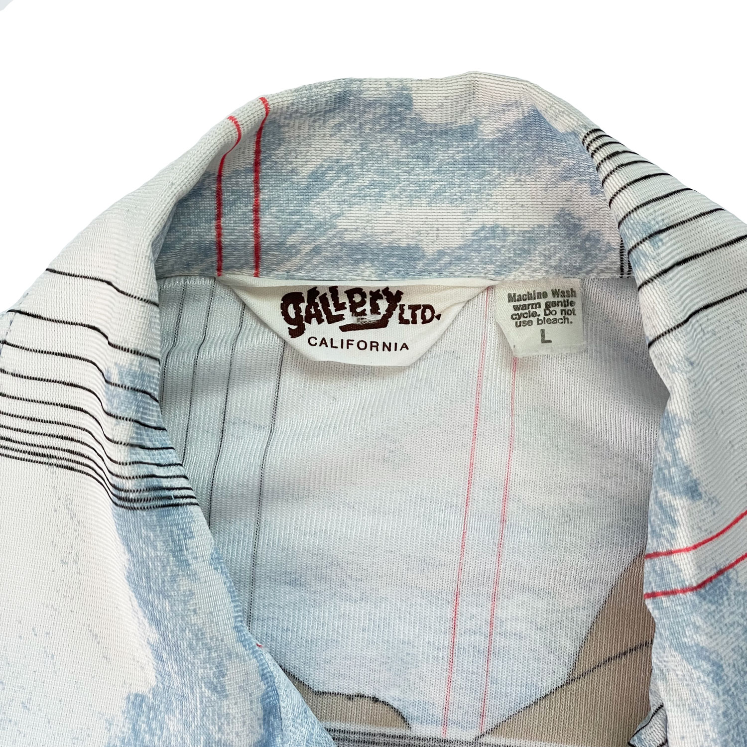 1970s train tunnel picture shirt