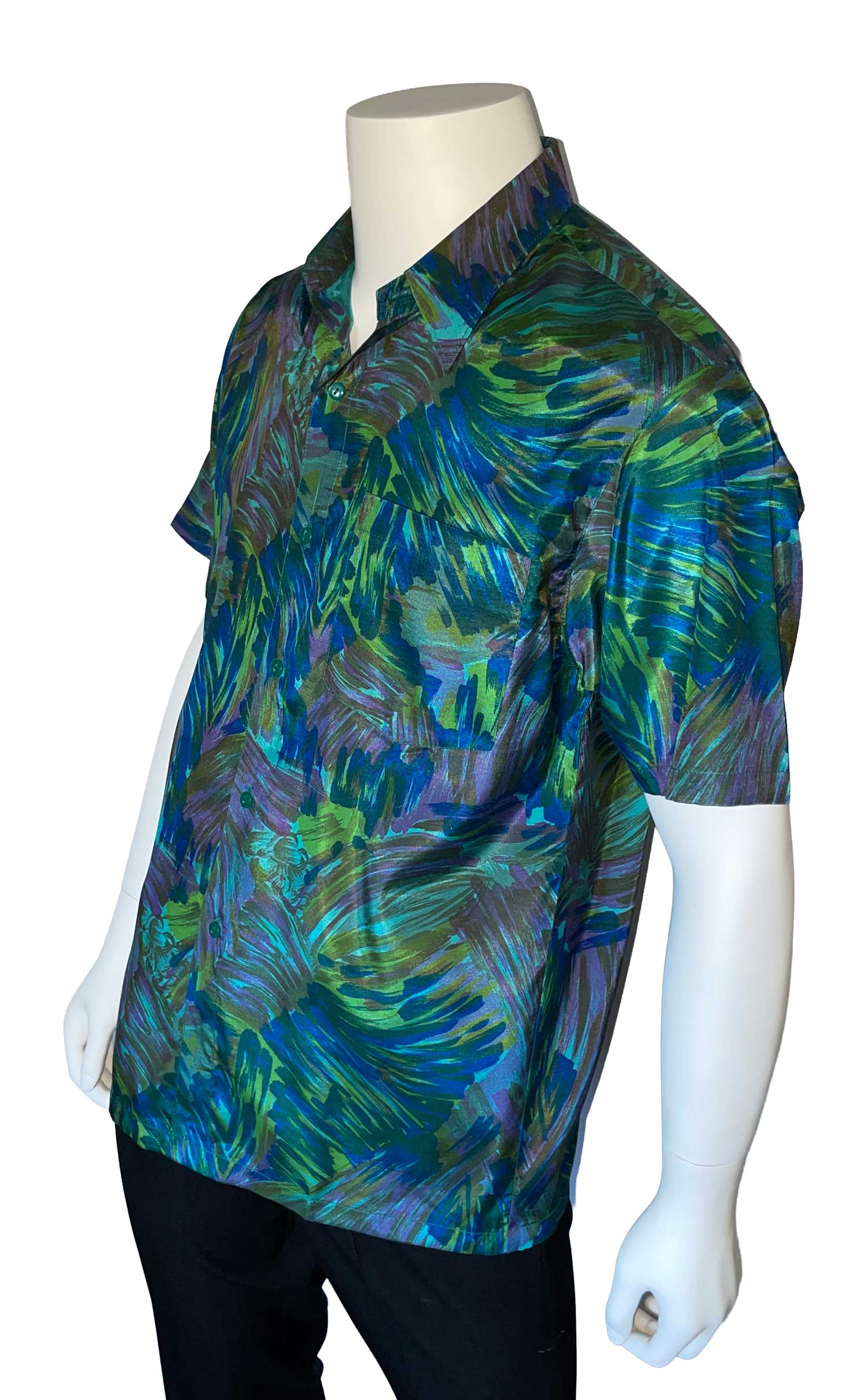 vintage Thai silk shirt