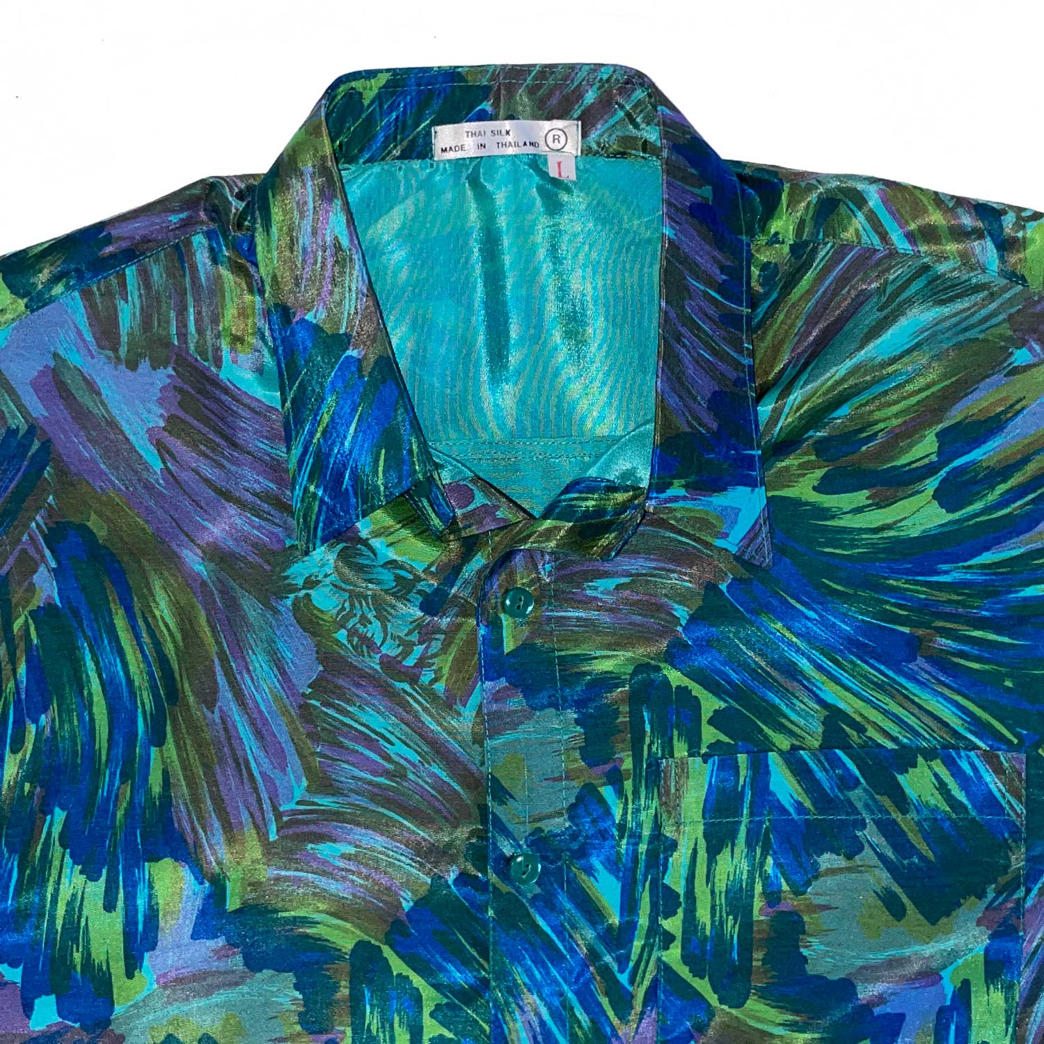 vintage Thai silk shirt