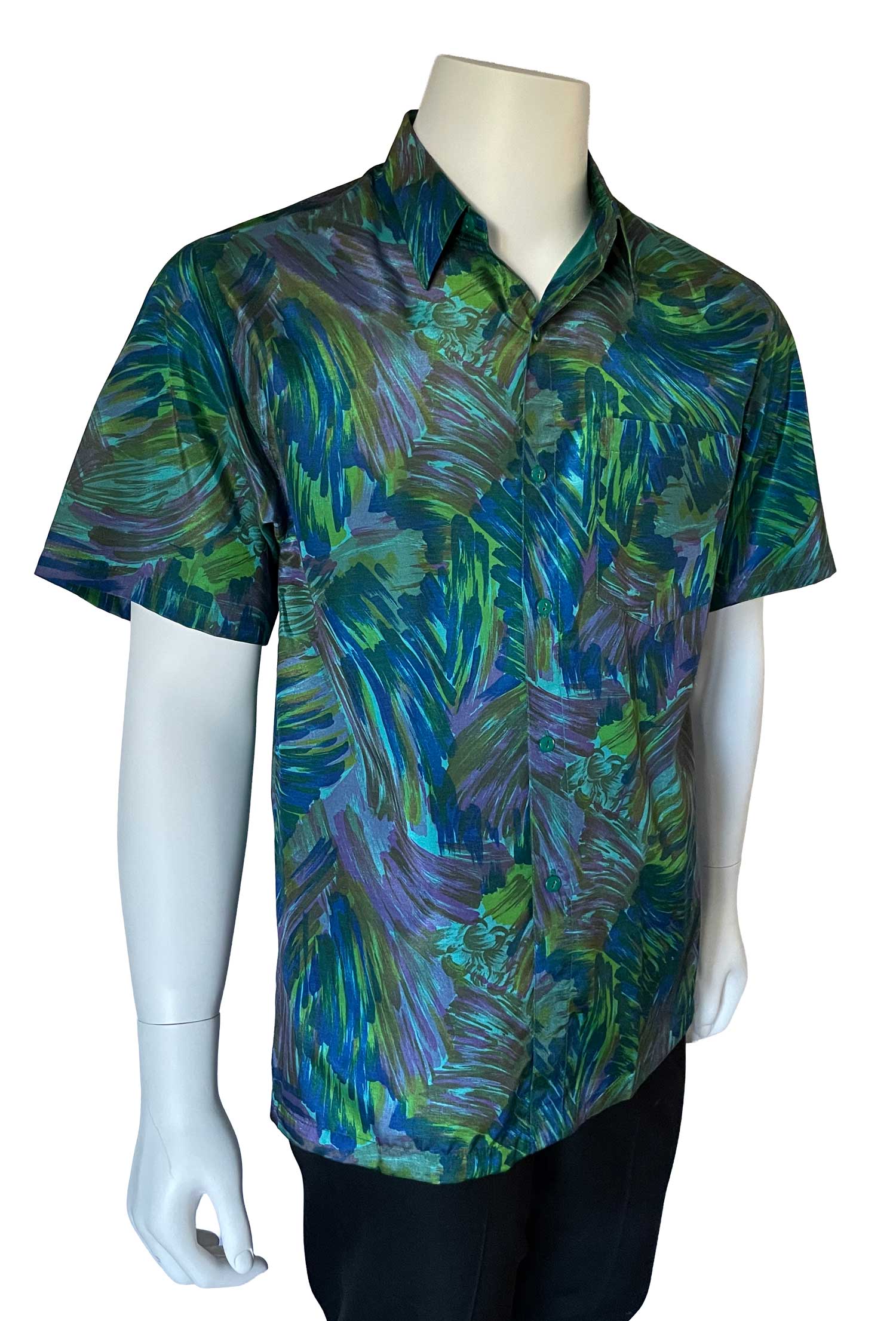 vintage Thai silk shirt