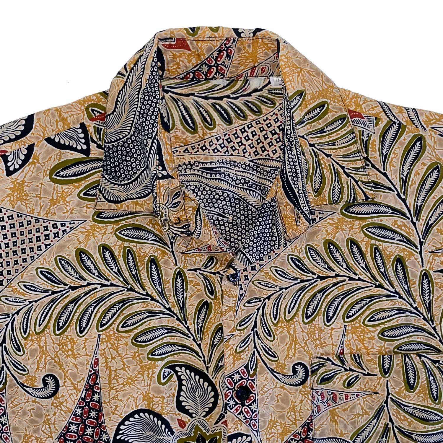 Unworn 1980s Thai short sleeve shirt