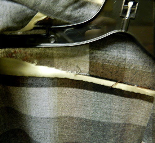 1950's rayon flannel shirt