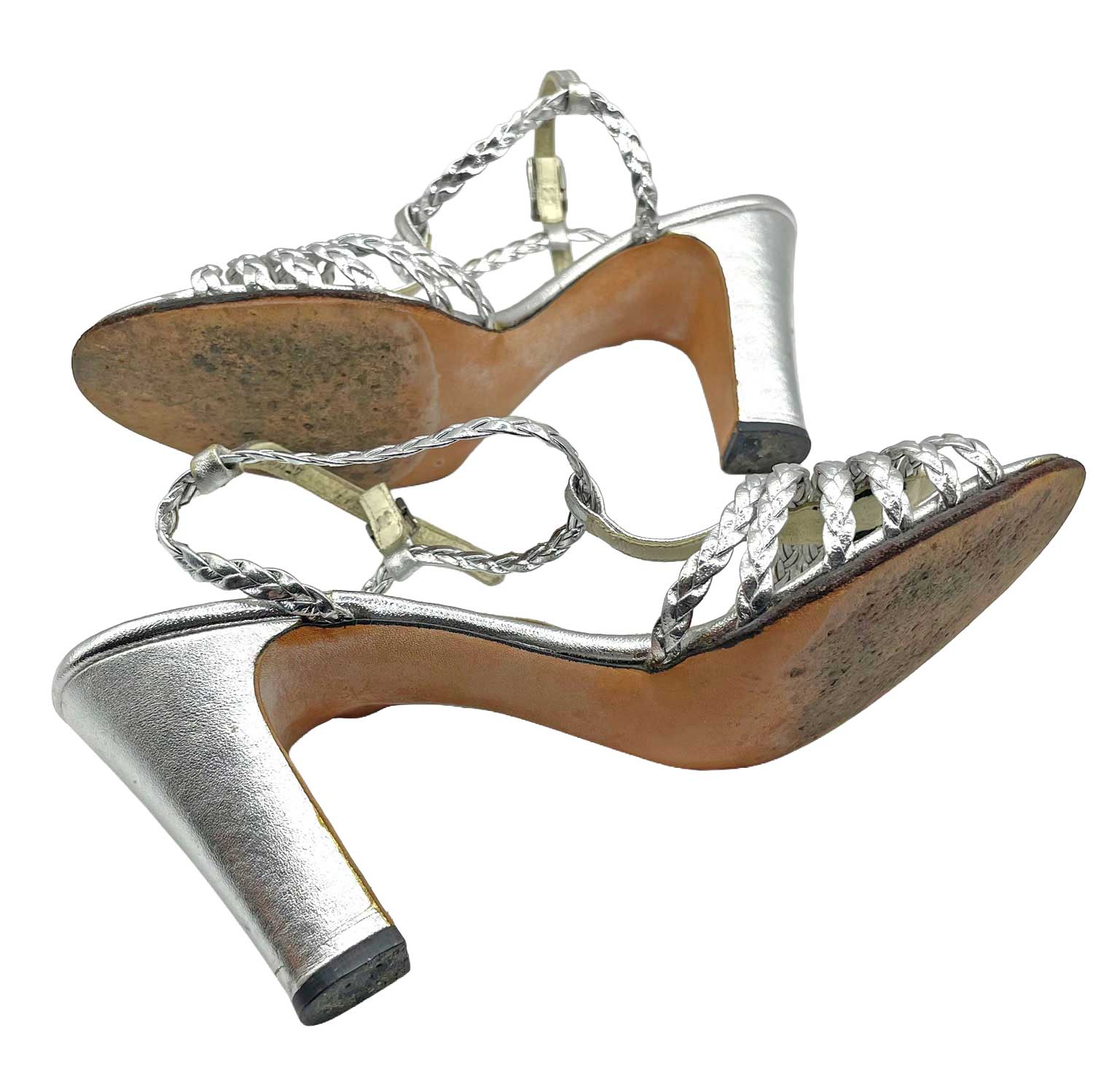 1970s Silver Shoes