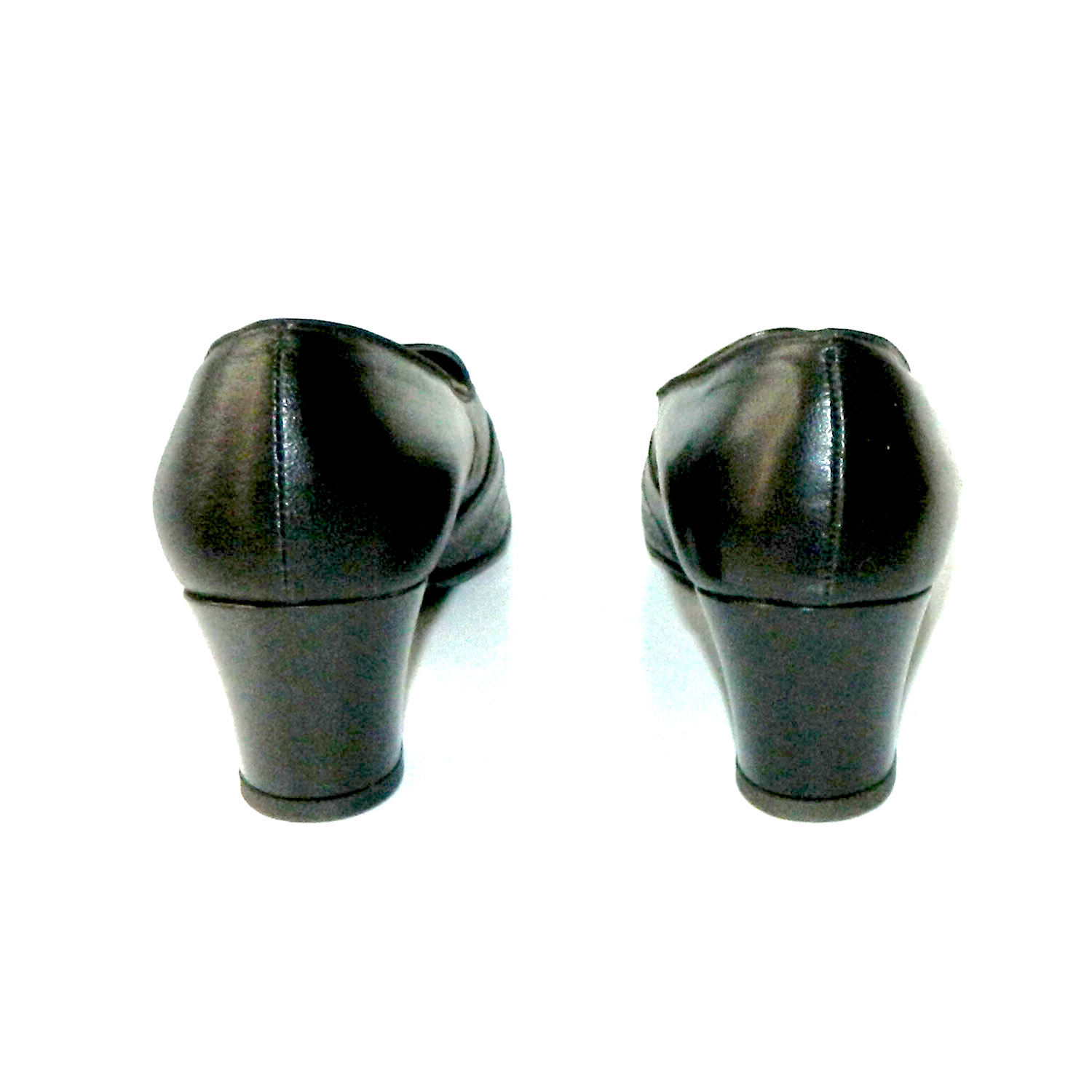 1940s Black Leather Shoes