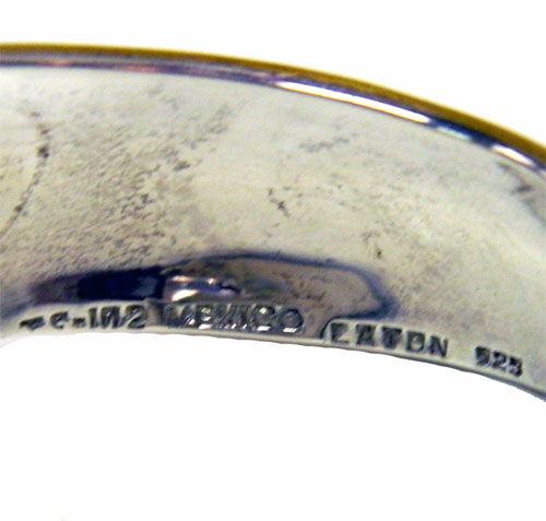 vintage Mexican silver cuff bracelet