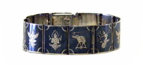 vintage Siam silver bracelet
