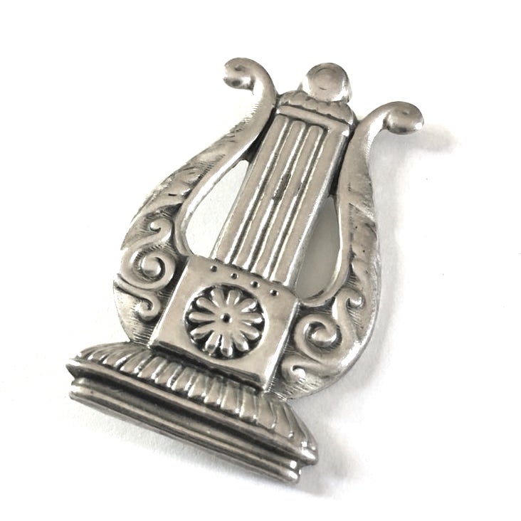 sterling silver brooch