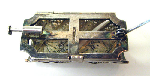 Sterling silver brooch