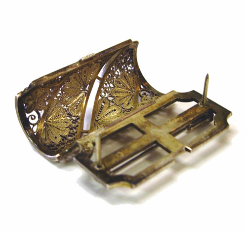 Sterling silver brooch