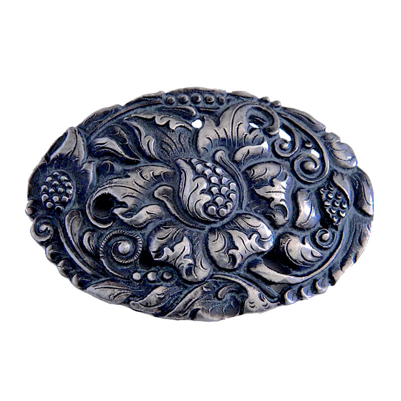 Yogya Indonesian silver brooch