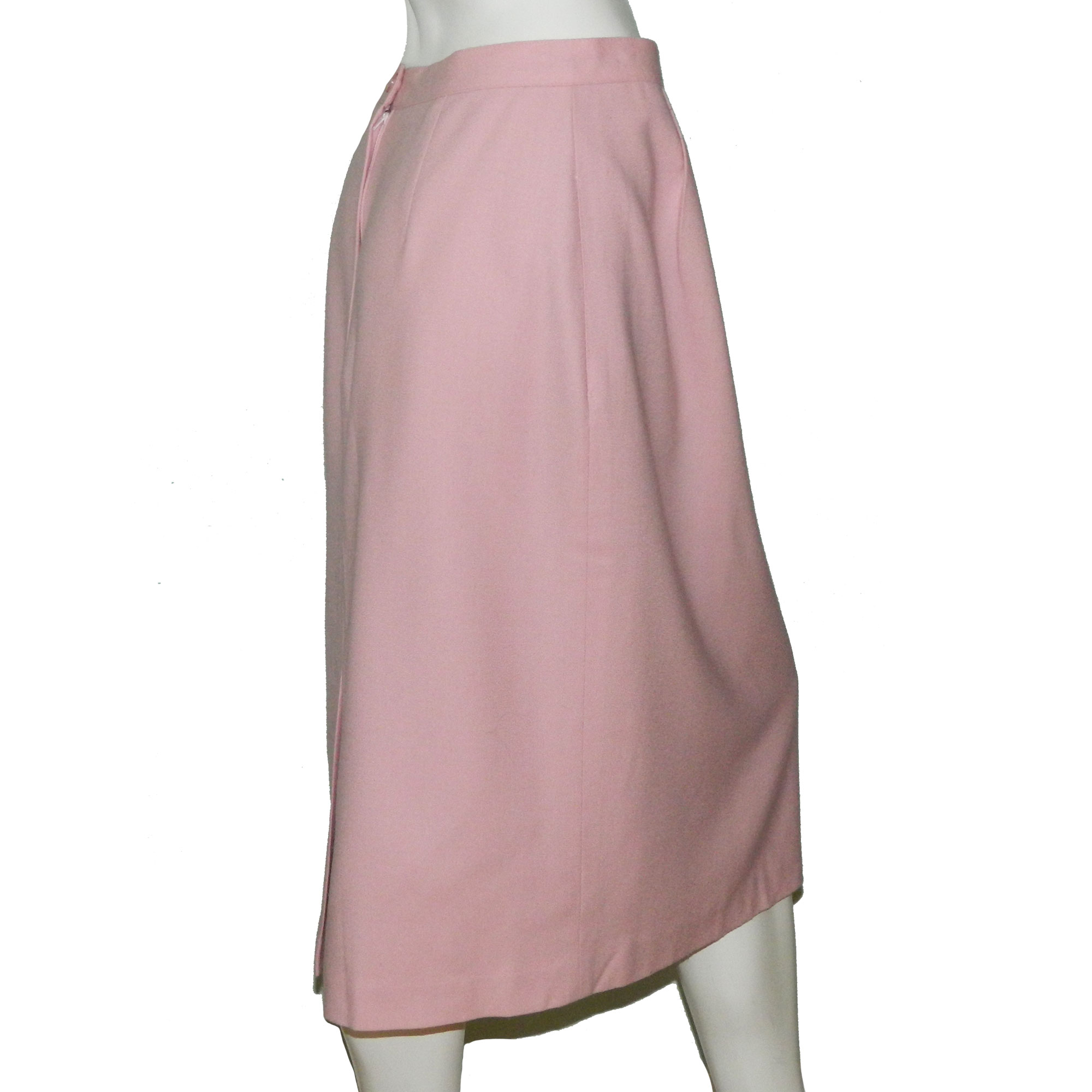 1980s Nolan Miller pink skirt