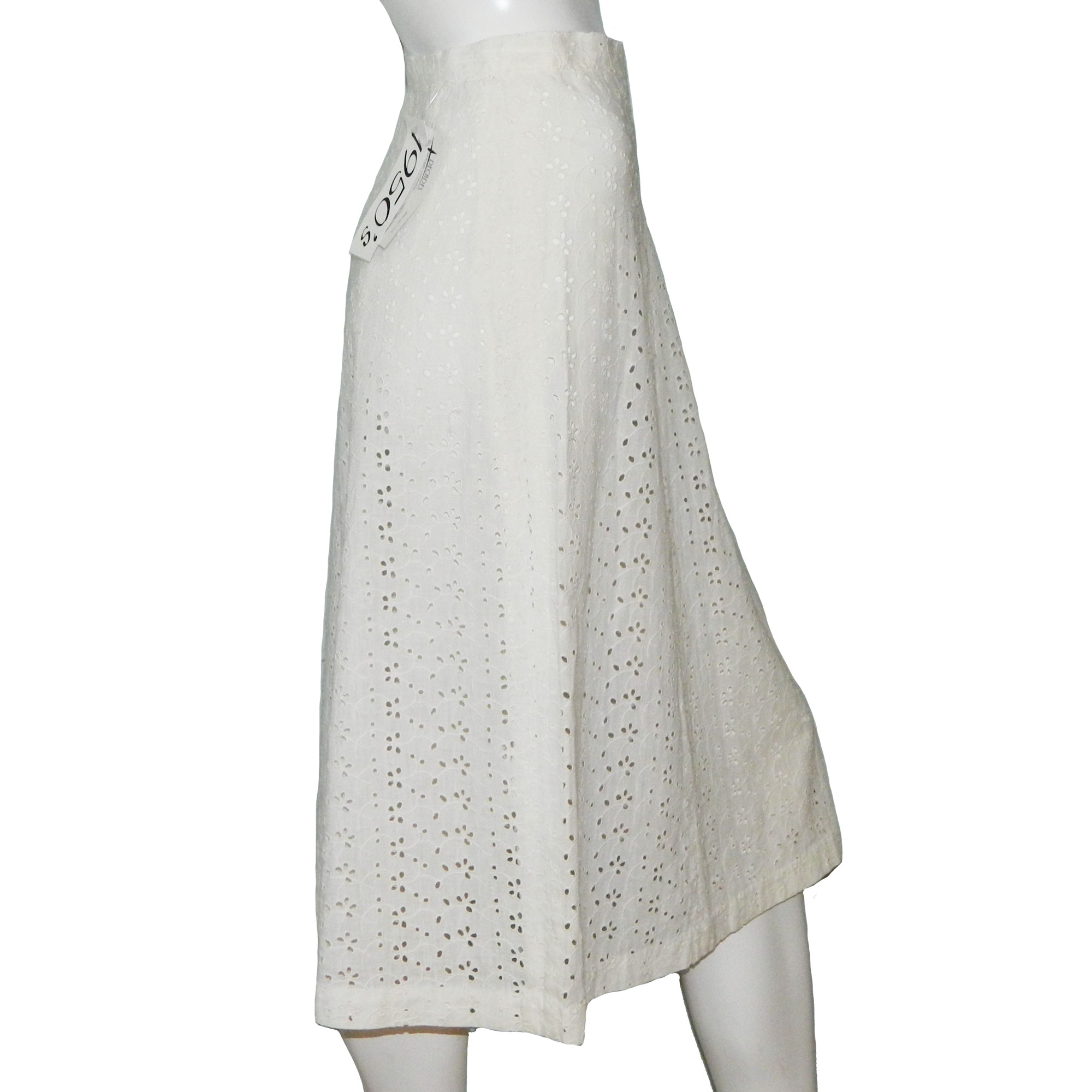 vintage white skirt